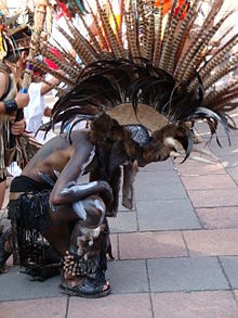 Head dress of a conchero