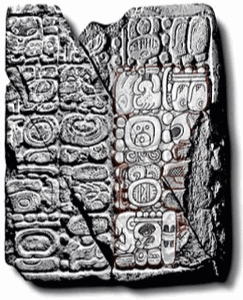 Tortuguero Glyphs Estela6 & Maya Calendar